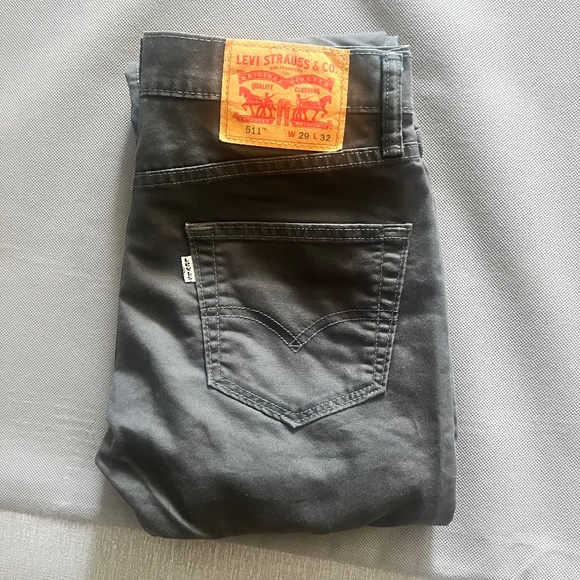 Levi's Other - Levis 511 Vintage Jeans 29x32 Medium Wash Tapered Brown  Red Tab Denim StraussCo